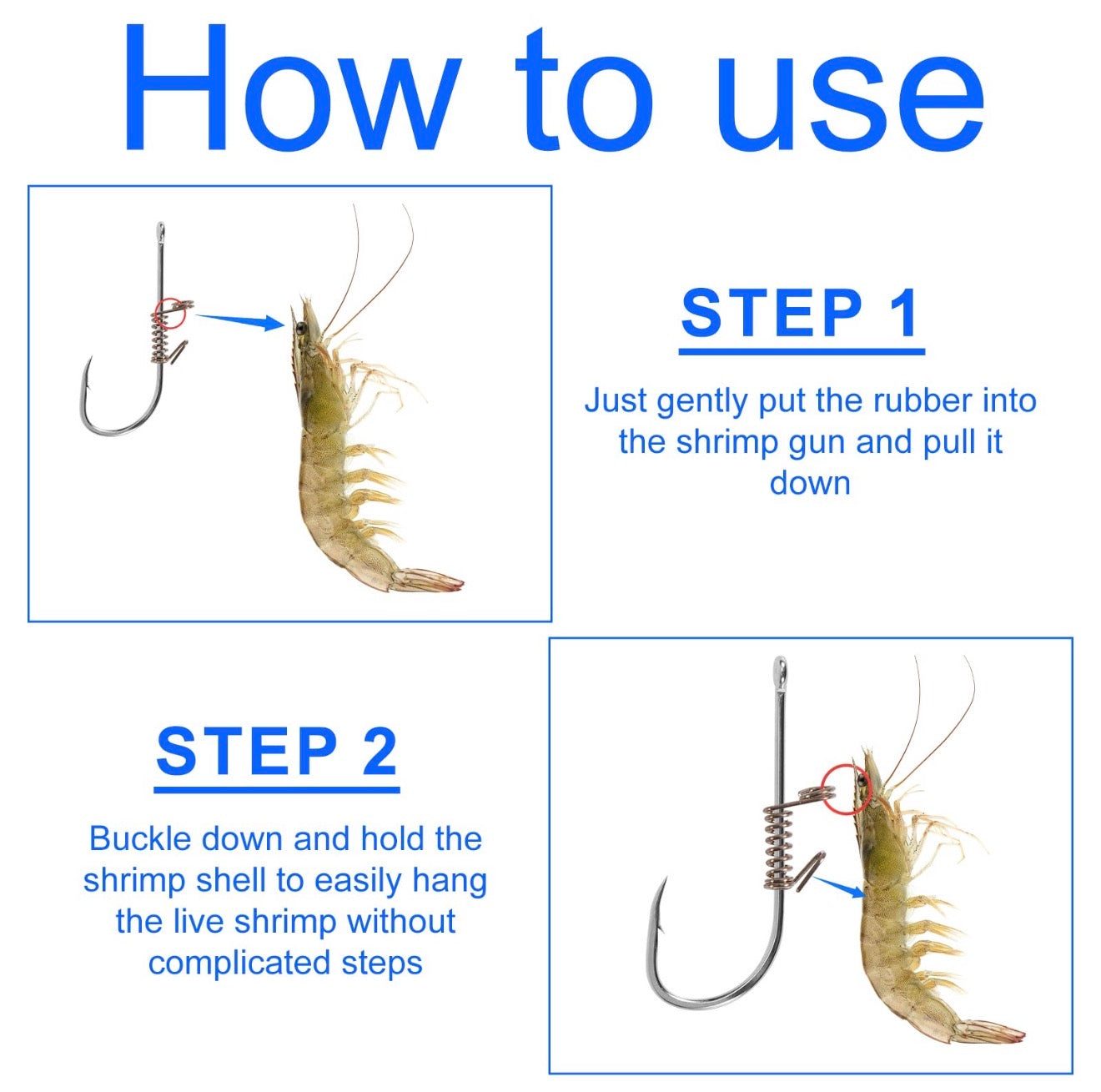 (10) Hook Bands For Live Shrimp™