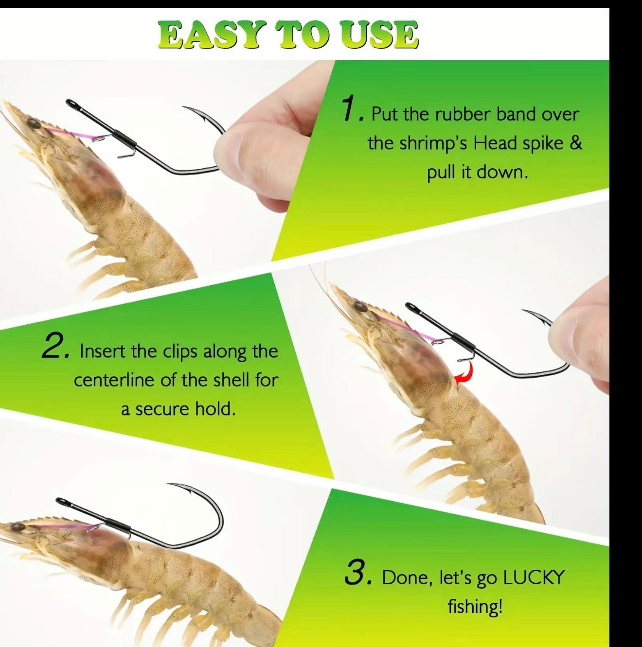 (10) Hook Bands For Live Shrimp™