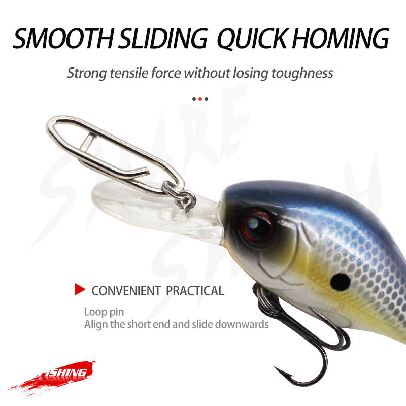 (50) Speed Clips - Quick Change Fishing Snap Connector