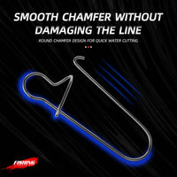 Premium Fishing Snap Swivels - High-Carbon Steel Connectors