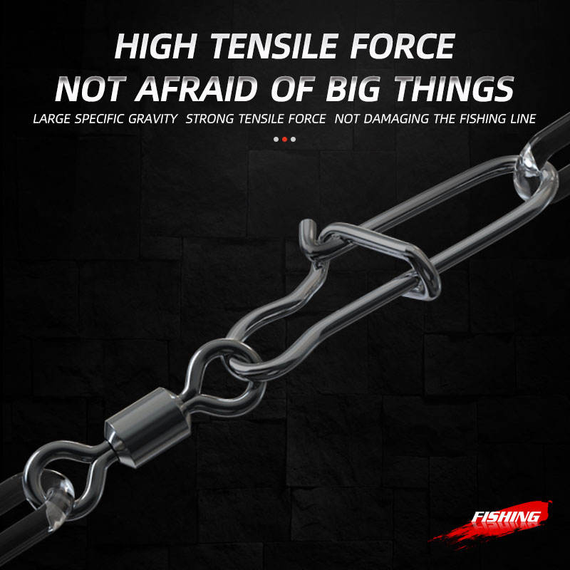 Premium Fishing Snap Swivels - High-Carbon Steel Connectors