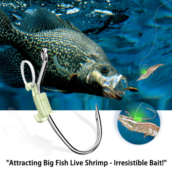 Live Shrimp Hook Bands (10 Pack) - Secure Bait Fishing